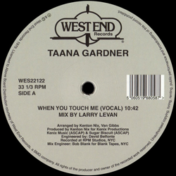 TAANA GARDNER, When You Touch Me