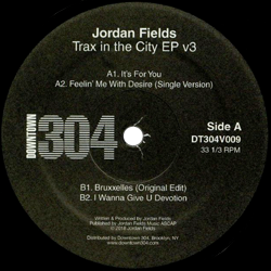 JORDAN FIELDS, Trax In The City EP v3