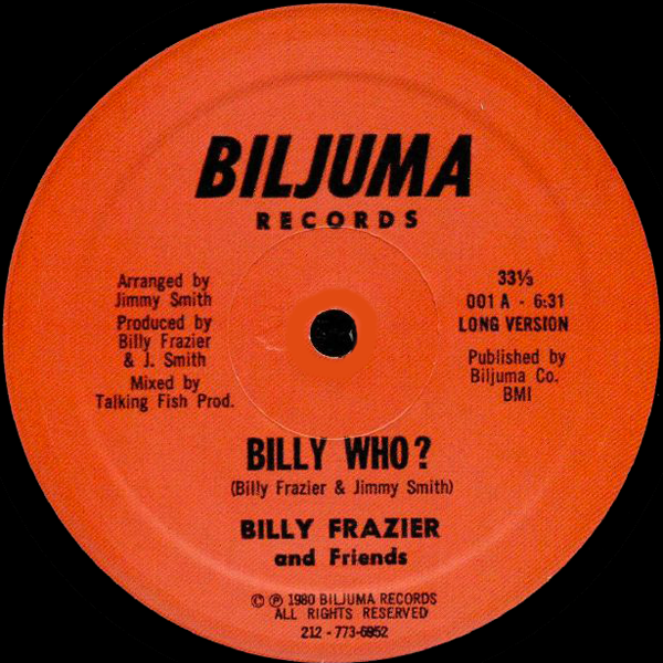 Billy Frazier, Billy Who?