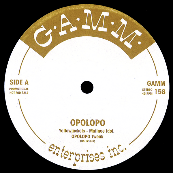 Opolopo vs Yellowjackets / Eddie Harris, Opolopo Tweaks
