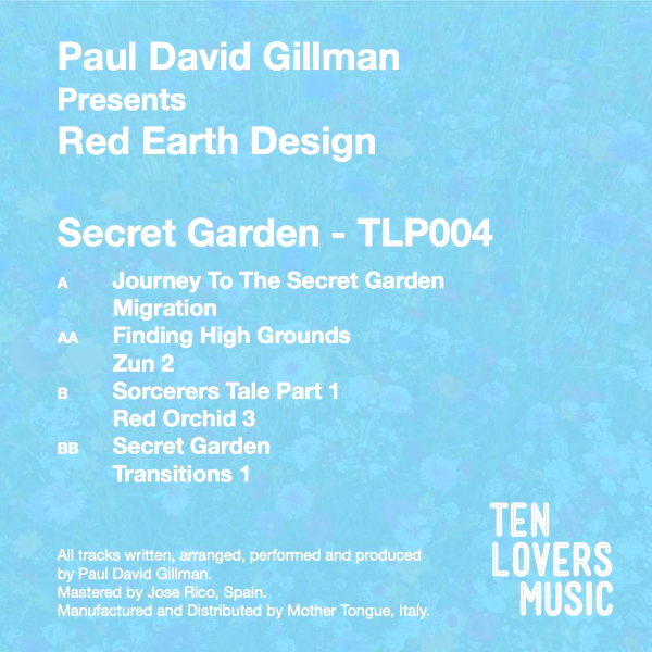 Paul David Gillman Presents Red Earth Design, Secret Garden