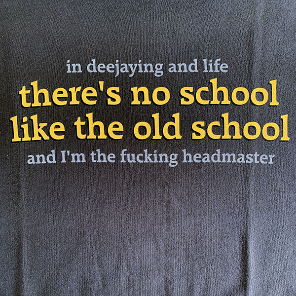 , T-shirt Old School Dj