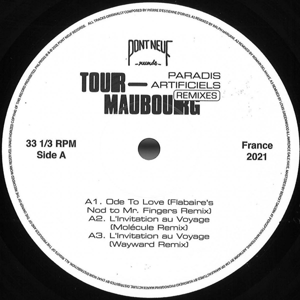 Tour Maubourg, Paradis Artificiels ( Remixes )