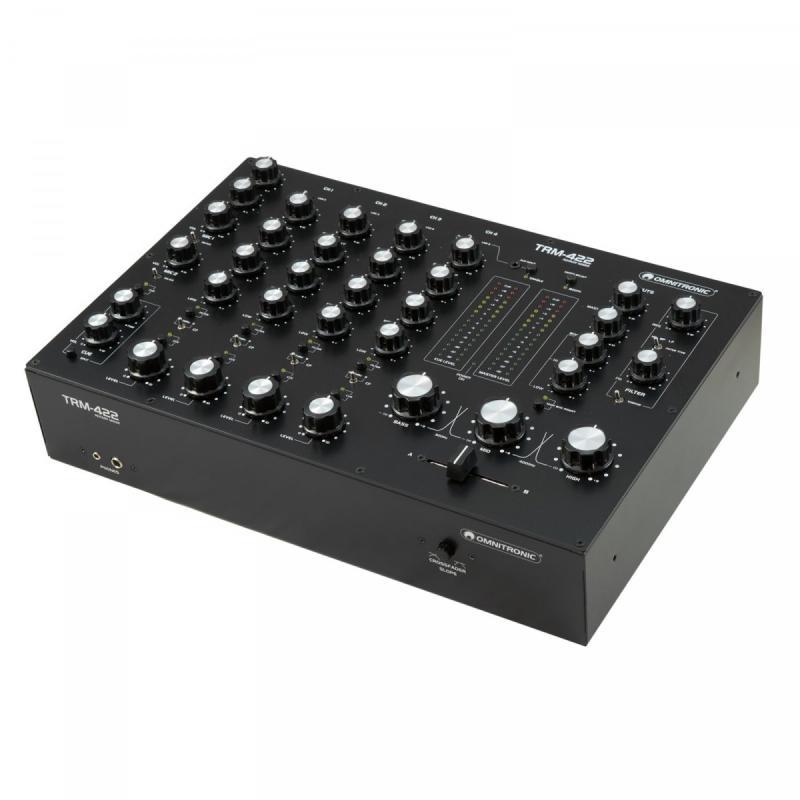 , Omnitronic TRM-422 4-Channel Rotary Mixer