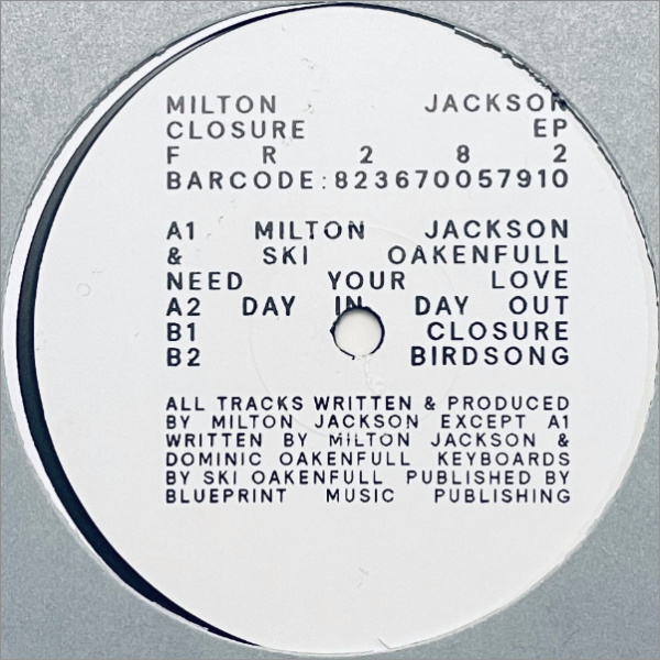 MILTON JACKSON, Closure EP