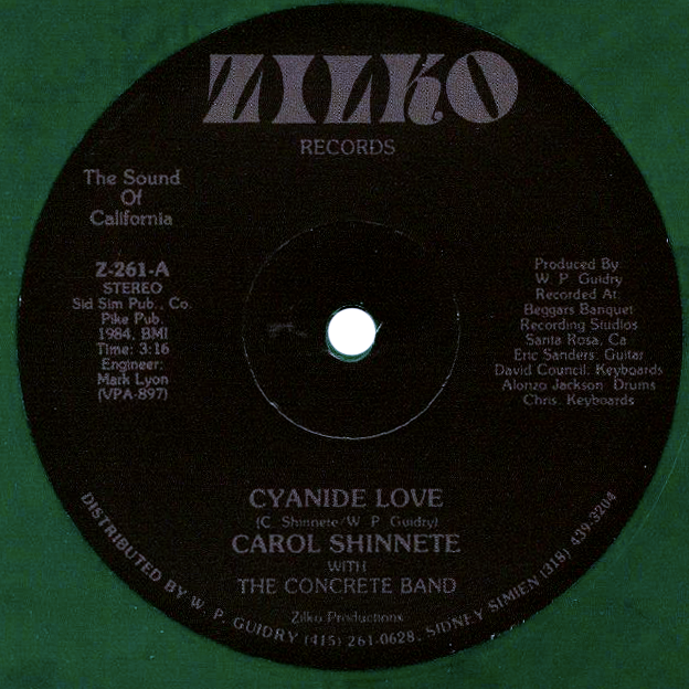 Carol Shinnete with The Concrete Band, Cyanide Love