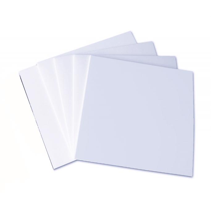 , 12 inch White Cardboard External Vinyl Protector Envelopes