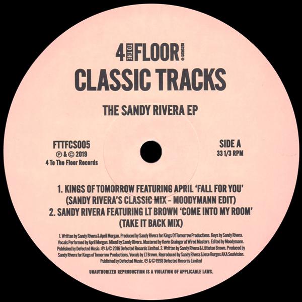 KINGS OF TOMORROW / SANDY RIVERA, The Sandy Rivera EP ( Moodymann Remix )