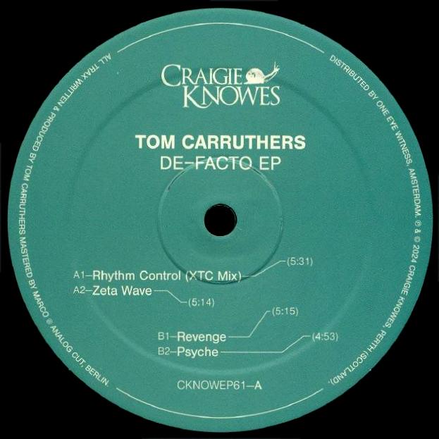 Tom Carruthers, De-Facto EP