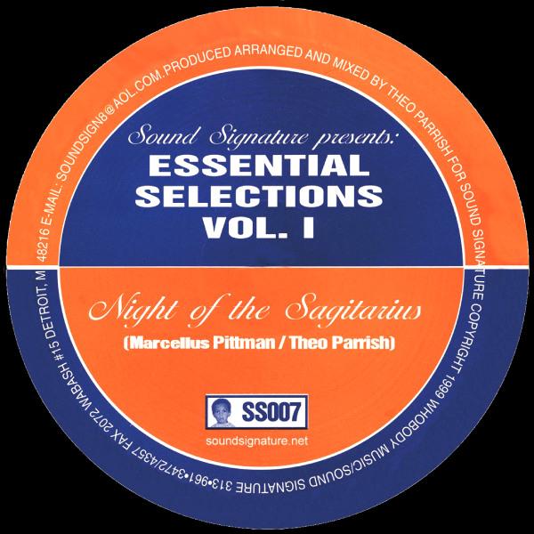 Theo Parrish / MARCELLUS PITTMAN, Essential Selections Vol 1