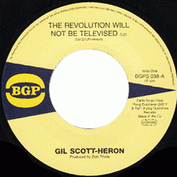 GIL SCOTT HERON, The Revolution Will Not Be Televised