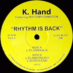 K. Hand feat. Rhythm Formation, Rhythm Is Back